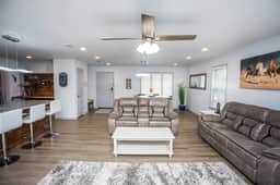 Brand new home with Deluxe Game Room and Bar. Location!