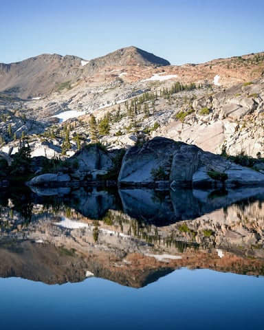 Topaz Lake at first light