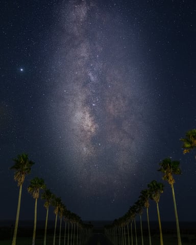 Stargazing past the resort gates