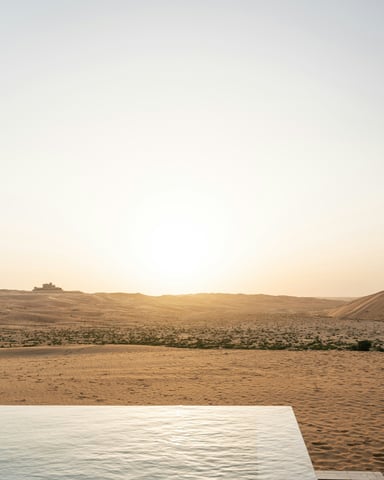 Sunrise yoga at the resort