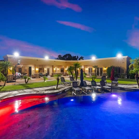 Privately Gated 2.3 Acre, Tuscan Villa Resort Property, View, pool and12' Slide!! - Image 1
