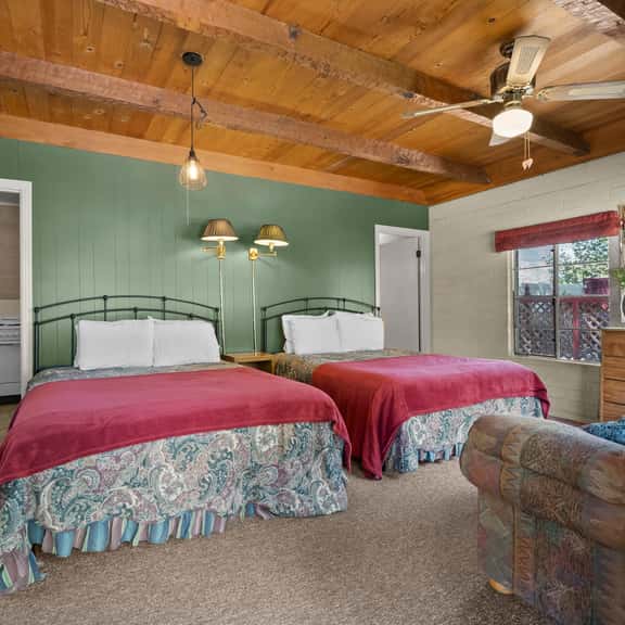 Family Sierra Cabin for 4 near Topaz Lake, Yosemite 2 Queens, Kitchen + Tub - Image 1