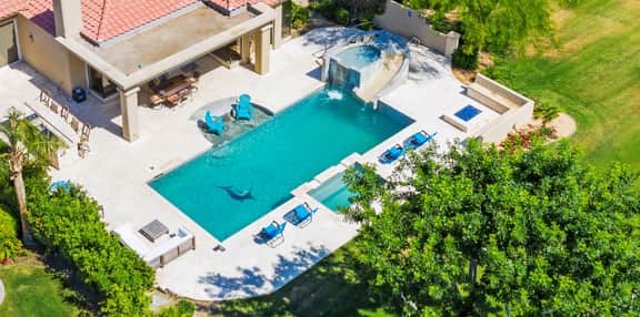 Waterslide, pool/spa. PGA West, so much fun!