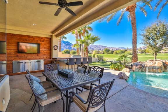 PGA West, private pool and spa outdoor covered TV