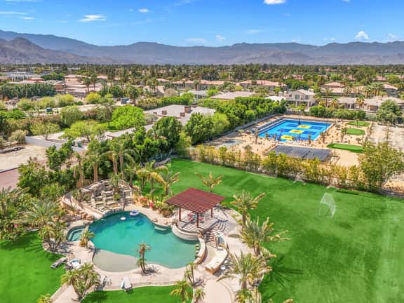 Privately Gated 2.3 Acre, Tuscan Villa Resort Property, View, pool and12' Slide!!